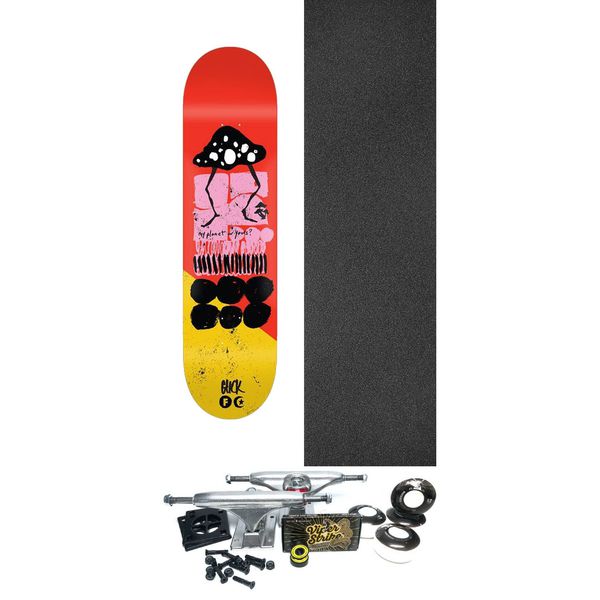 Foundation Skateboards Corey Glick My Planet Skateboard Deck - 8.38" x 32.25" - Complete Skateboard Bundle